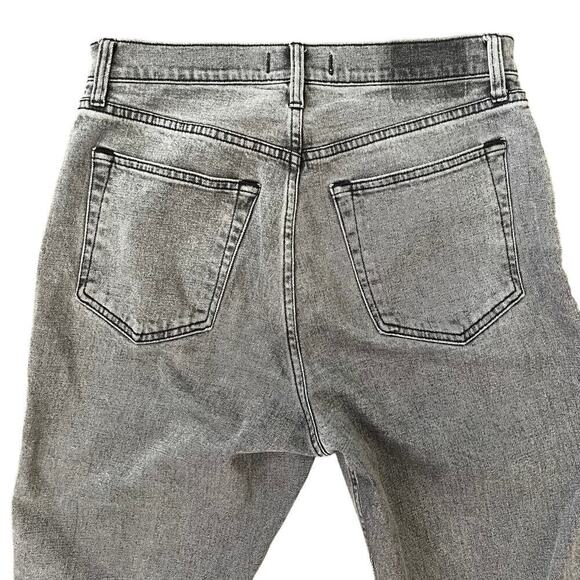 Abercrombie & Fitch Curve Love The Ankle Straight Ultra High Rise Jeans Sz. 10S - Picture 4 of 5